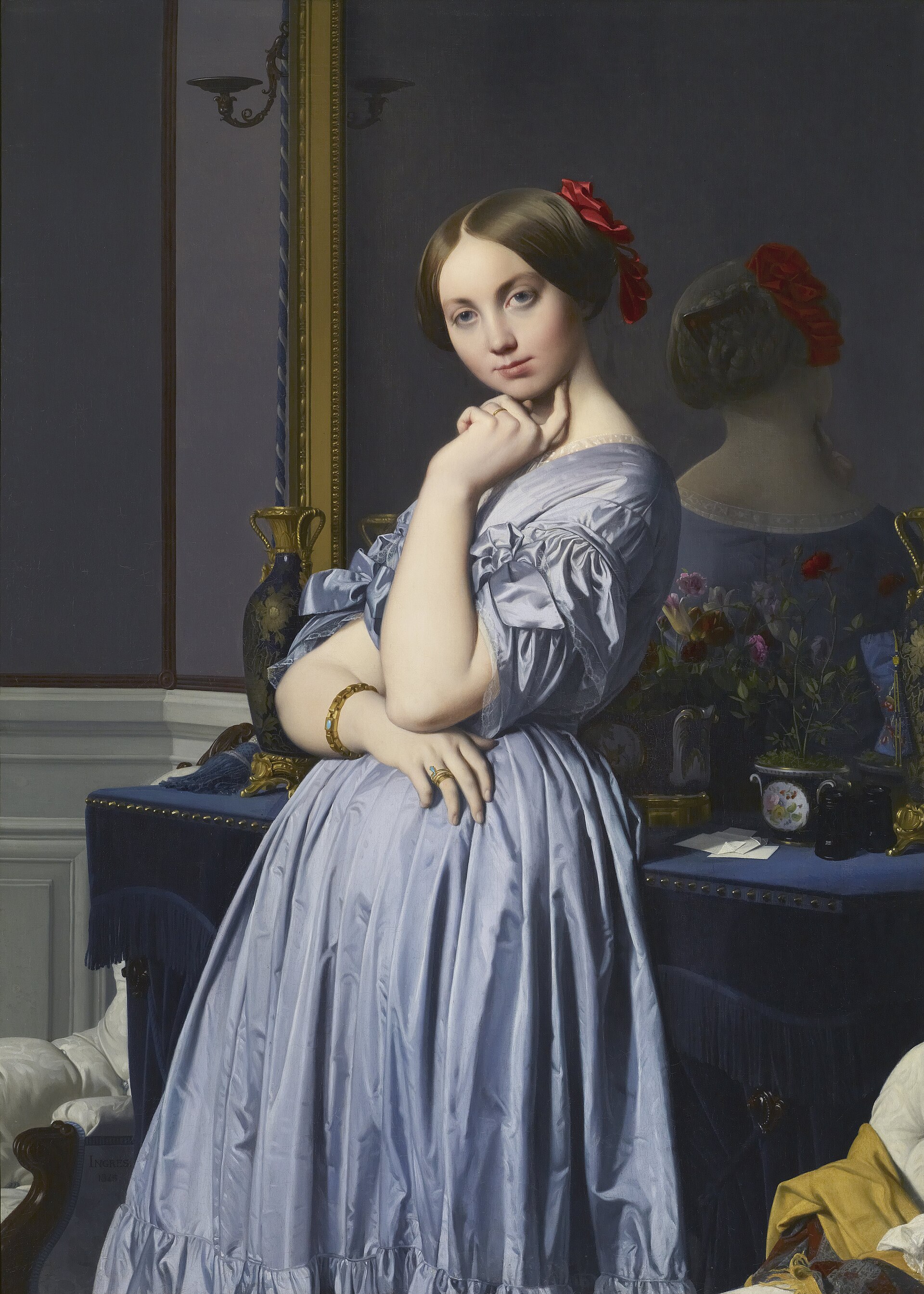 Ingres, Comtesse d'Haussonville, 1845, oil on canvas, Frick Collection