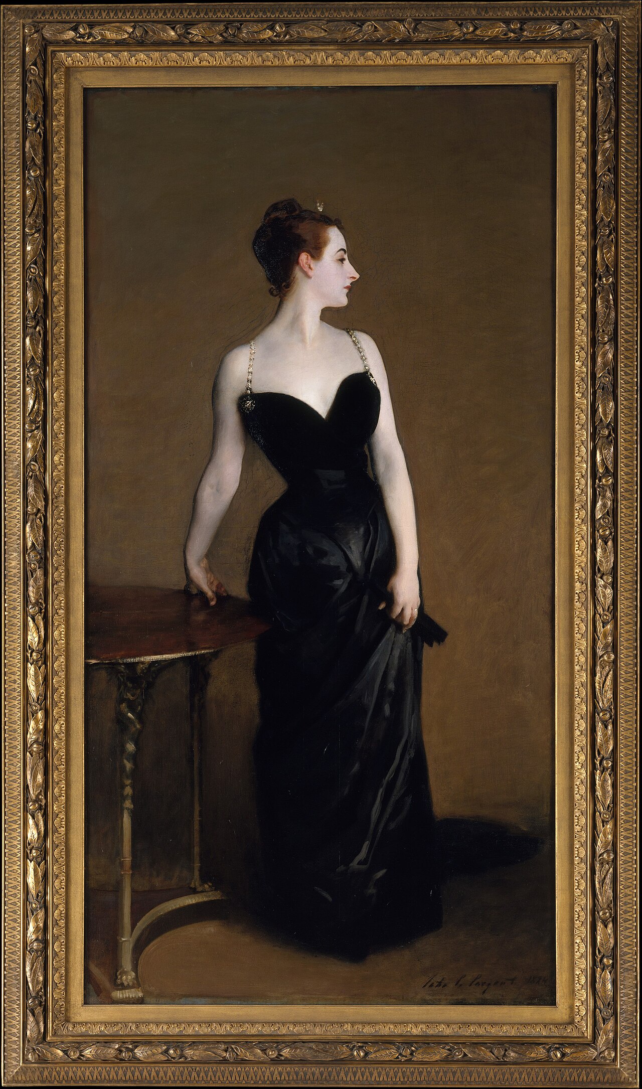 Sargent, Madame X (Madame Pierre Gautreau), 1883–84, oil on canvas, Metropolitan Museum of Art