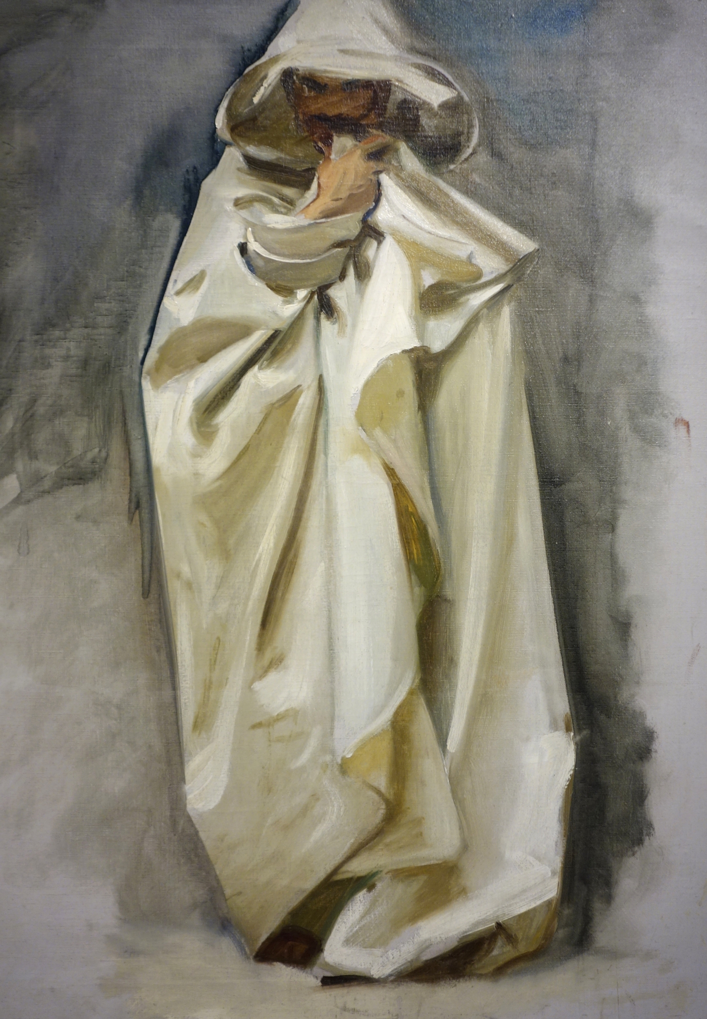 Sargent's oil study for the robe of the prophet Hosea