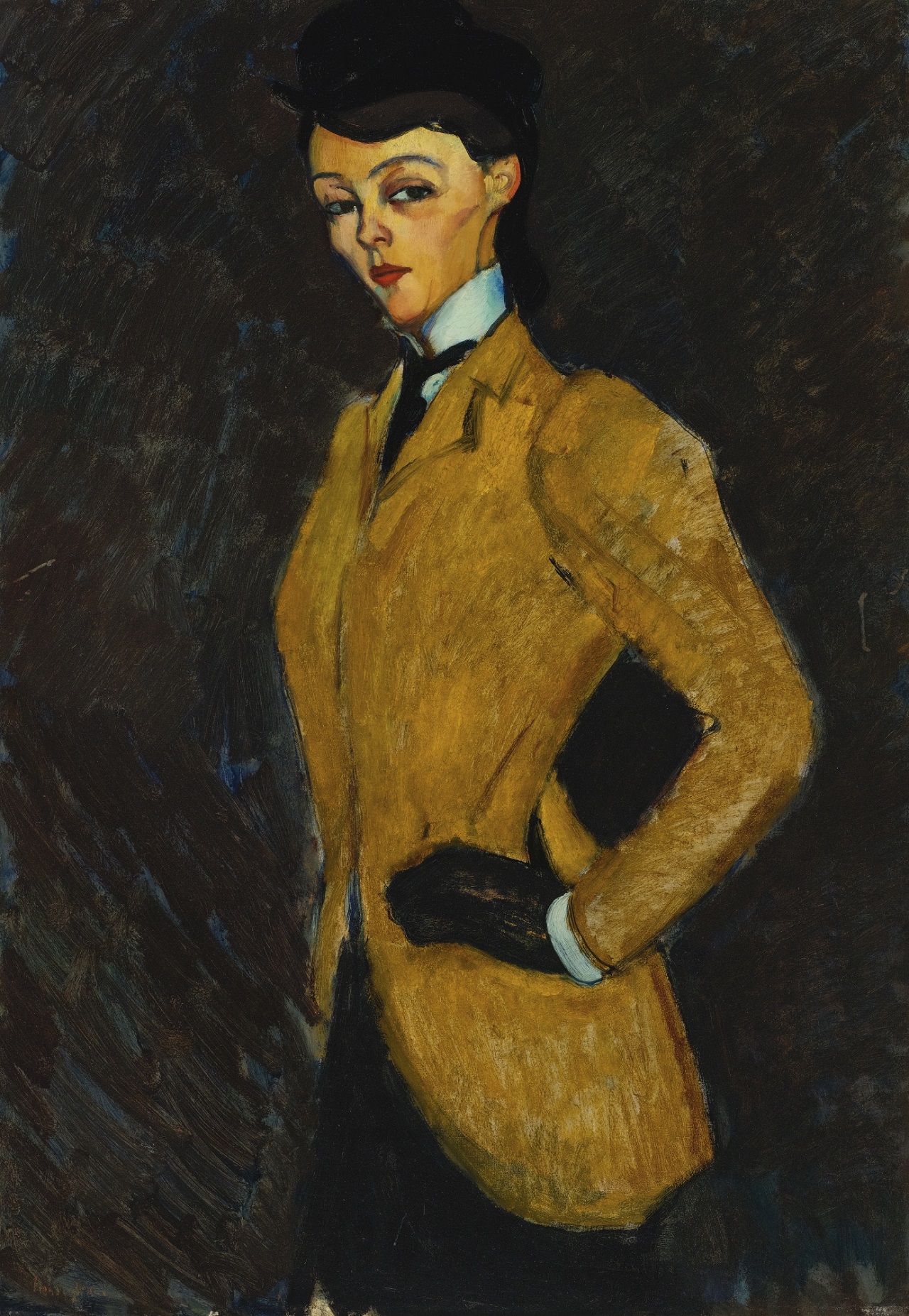 Modigliani's finished L'Amazone
