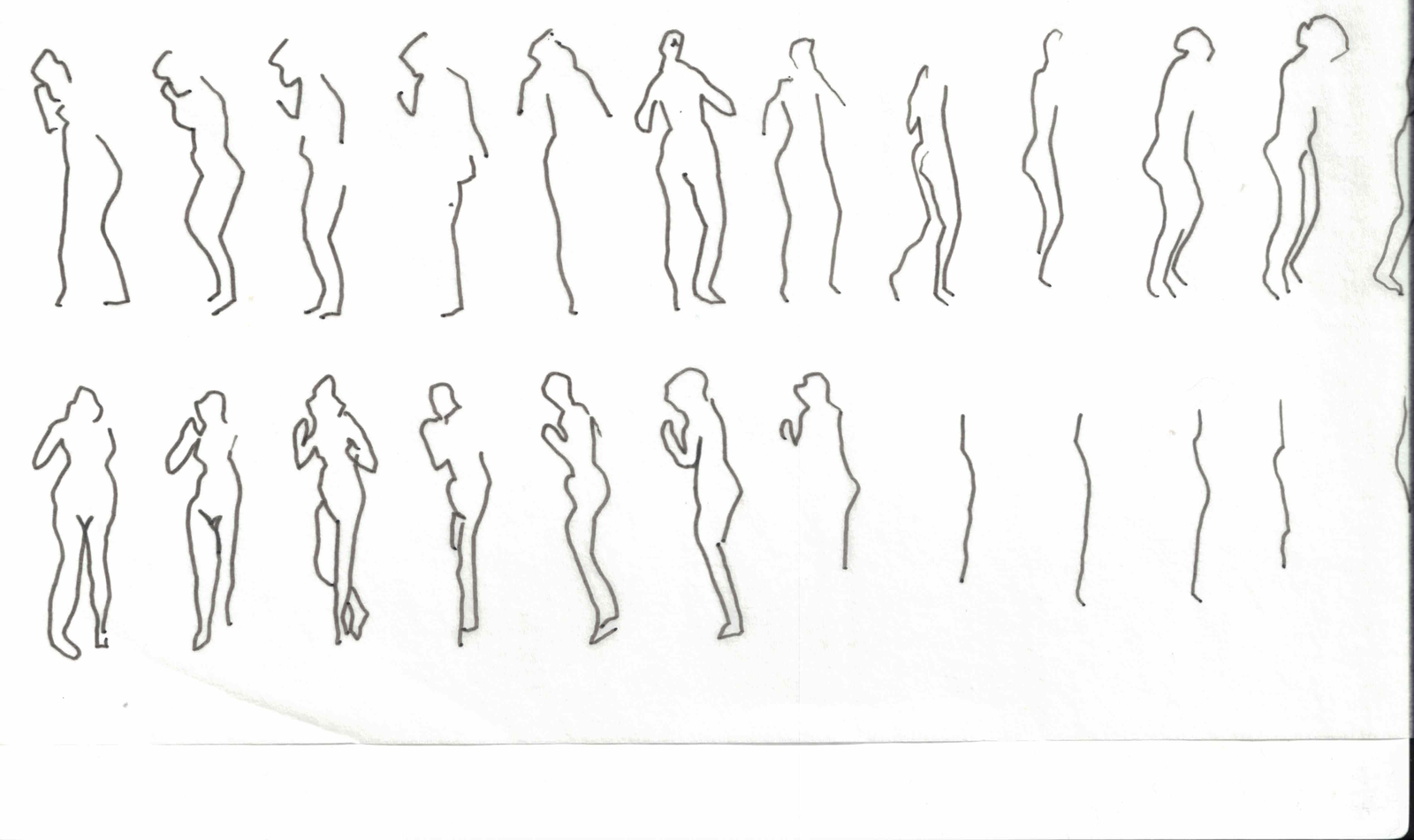 My tracing of the waltz sequence, gesture only