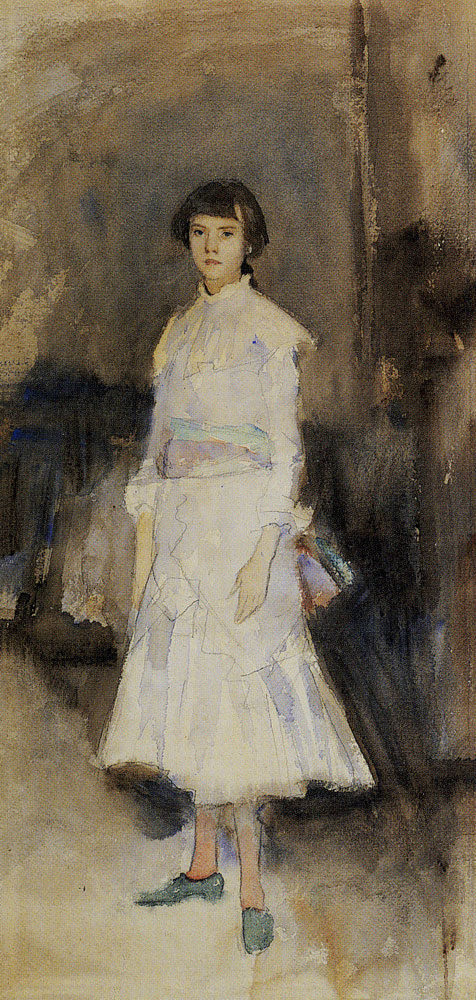John Singer Sargent, Violet Sargent, watercolor, c. 1883