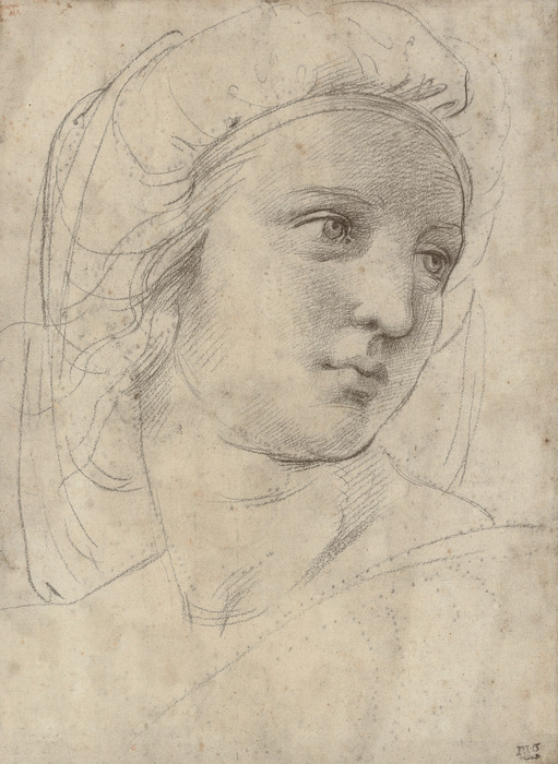 Raphael's Testa di una Musa